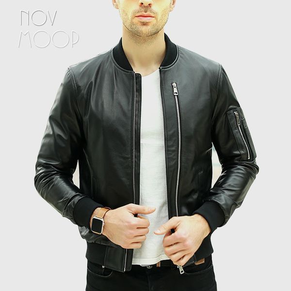 men's leather & faux black men genuine real lambskin motorcycle biker slim jackets coats front zipper jaqueta de couro deri ceket lt206
men's leather & faux black men genuine real lambskin motorcycle biker slim jackets coats front zipper jaqueta de couro deri ceket lt206
