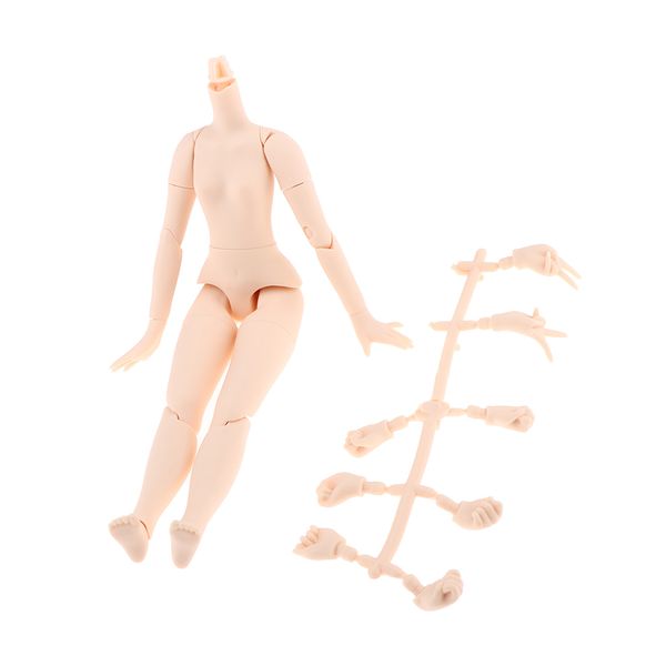 1/6 girl doll body and 4 pair doll joints hand groups for blythe doll diy supplies (white skin
1/6 girl doll body and 4 pair doll joints hand groups for blythe doll diy supplies (white skin