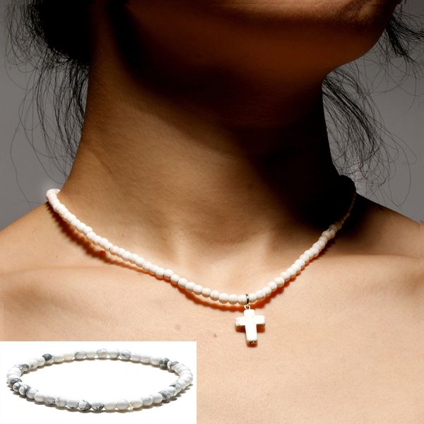 noter 2pcs jewelry set charm cross pendant necklace 4mm small beads bracelet for women girl boho chocker necklace summer jewelry, Golden;silver
noter 2pcs jewelry set charm cross pendant necklace 4mm small beads bracelet for women girl boho chocker necklace summer jewelry, Golden;silver