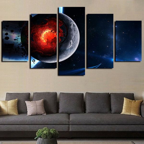 giclee canvas prints 5 panels modern artwork cosmos space galaxy planet printed on canvas wall art for home decor and wall decor
giclee canvas prints 5 panels modern artwork cosmos space galaxy planet printed on canvas wall art for home decor and wall decor