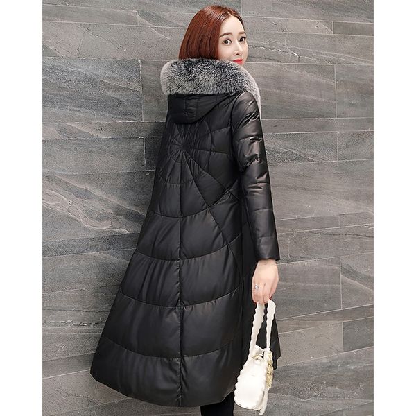 real natural sheepskin long coat with down coat with fur hooded leather suede thick warm fur solid 2018 warm winter, Black
real natural sheepskin long coat with down coat with fur hooded leather suede thick warm fur solid 2018 warm winter, Black