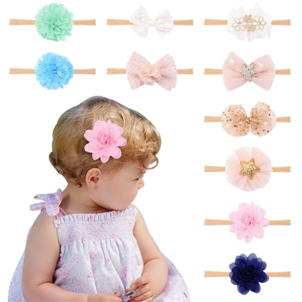 10pcs/lot fashion cute handmade girls kids hair band super soft newborn hair band no trace nylon headbands, Slivery;white
10pcs/lot fashion cute handmade girls kids hair band super soft newborn hair band no trace nylon headbands, Slivery;white