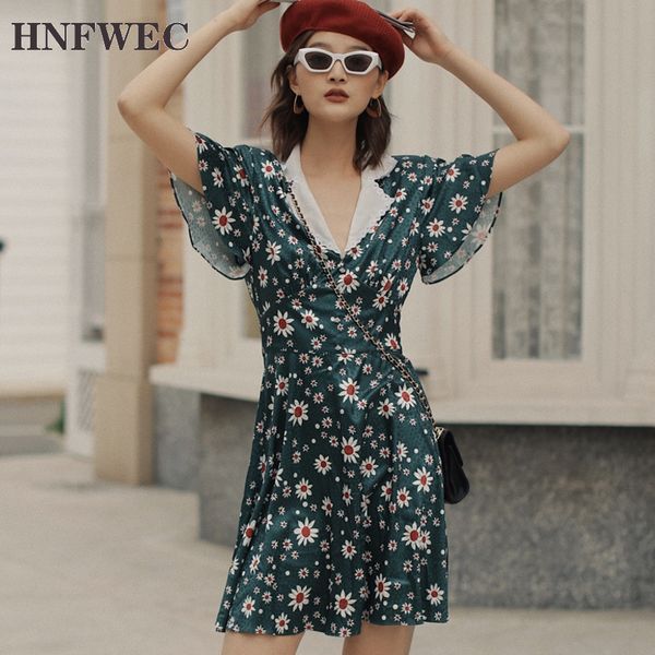 daisy floral print deep v neck mini dress women spring 2020 green tunic a line short sleeve dress fashion clothing t657, Black;gray
daisy floral print deep v neck mini dress women spring 2020 green tunic a line short sleeve dress fashion clothing t657, Black;gray
