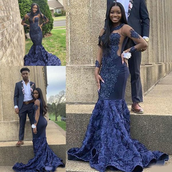 vintage black girls long sleeve prom dresses sheer high neck appliques 3d flora flower bottom long evening gowns formal
vintage black girls long sleeve prom dresses sheer high neck appliques 3d flora flower bottom long evening gowns formal