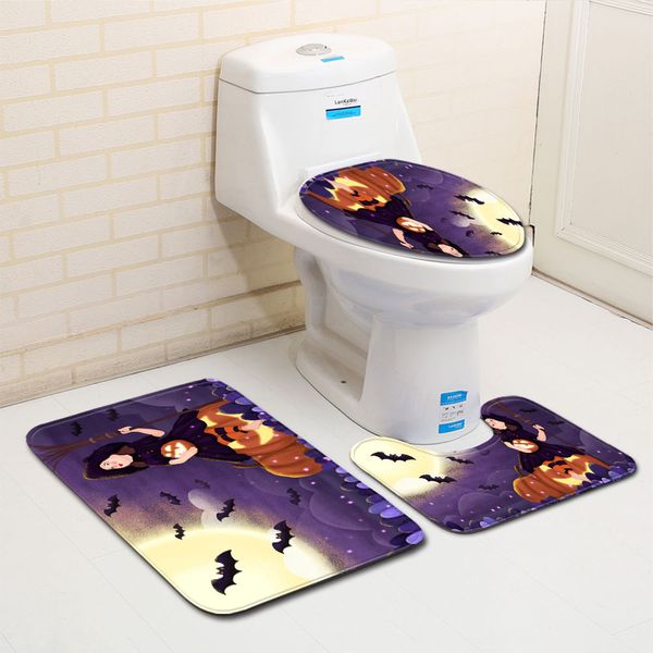 happy halloween shower mats ancient castle night printed bathroom decoration mat anti slip memory foam bath carpet mat set
happy halloween shower mats ancient castle night printed bathroom decoration mat anti slip memory foam bath carpet mat set