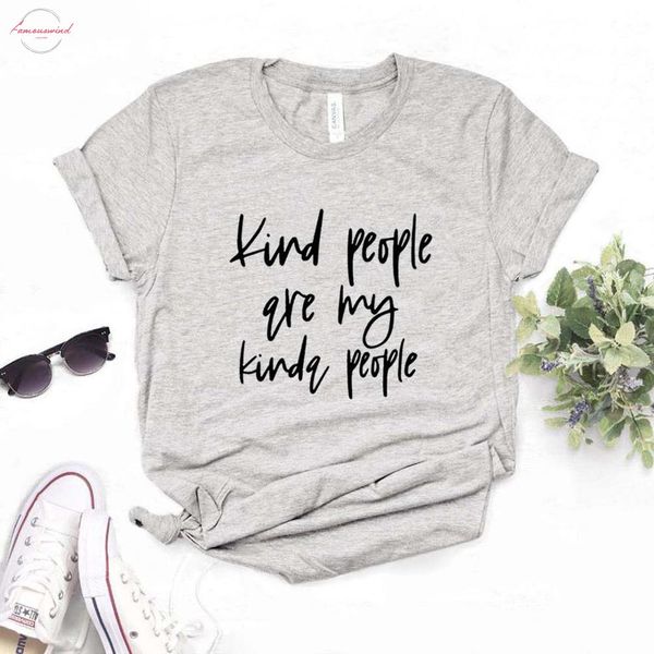 kind people are my kinda people print women tshirts cotton casual funny t shirt for lady yong girl tee 6 na, White
kind people are my kinda people print women tshirts cotton casual funny t shirt for lady yong girl tee 6 na, White