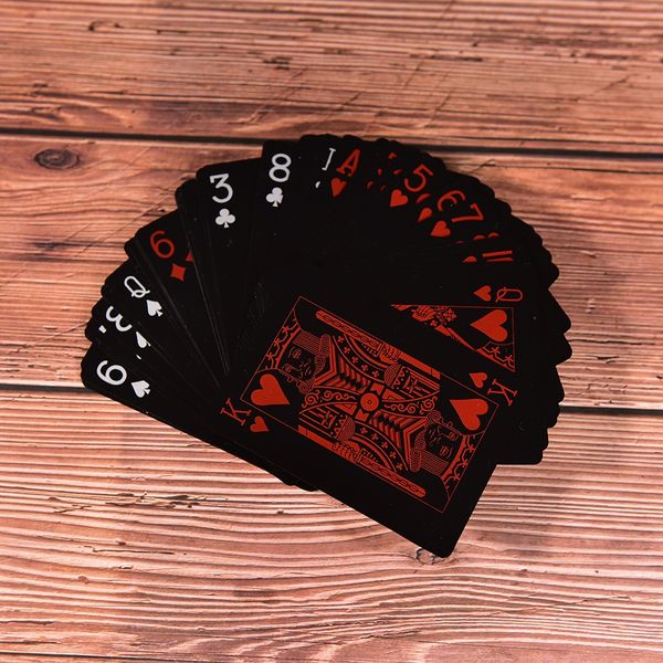 waterproof playing cards plastic collection black diamond poker creative gift standard running jerseys, Black;blue
waterproof playing cards plastic collection black diamond poker creative gift standard running jerseys, Black;blue