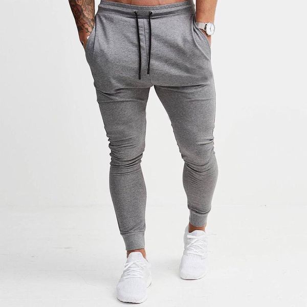 2019 pants men joggers sweatpants trousers men pantalon homme jogger hombre streetwear, Black