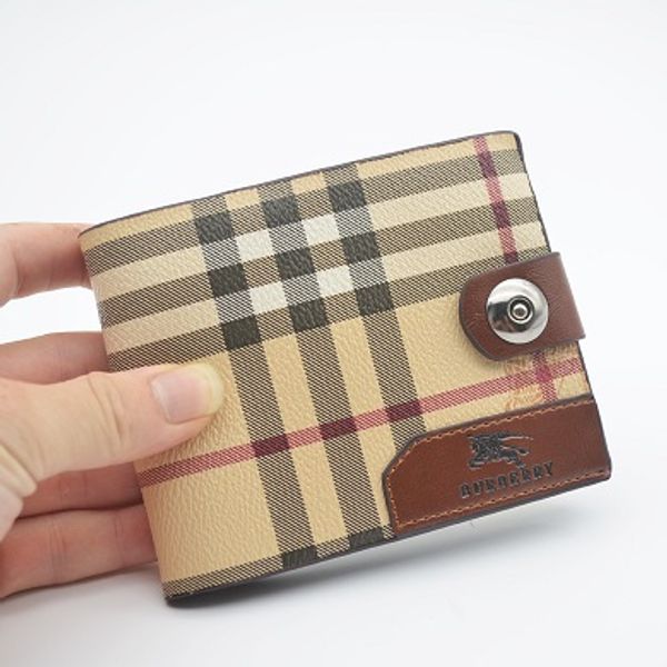 designer men's retro classic plaid short two-fold wallet card holder, Red;black
designer men's retro classic plaid short two-fold wallet card holder, Red;black
