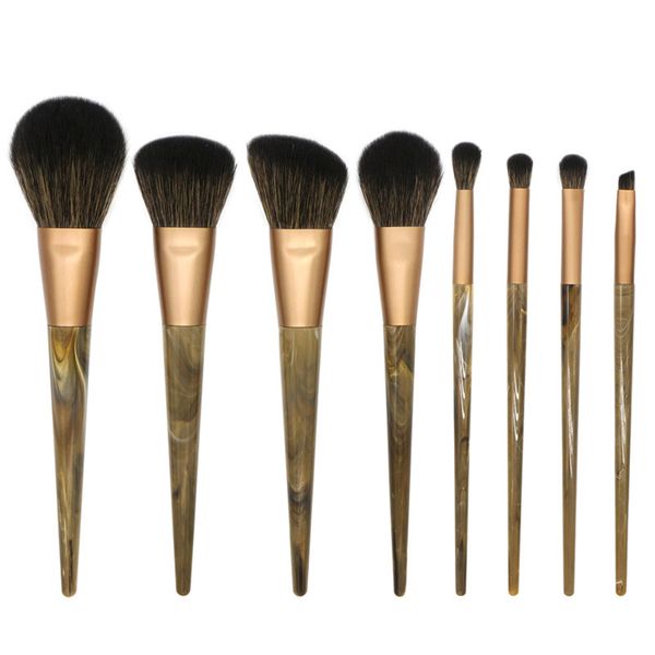 8pcs marble makeup brushes set foundation contour powder eye shadow lip brushes synthetic hair resin handle
8pcs marble makeup brushes set foundation contour powder eye shadow lip brushes synthetic hair resin handle