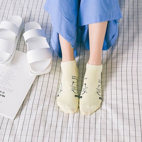 women girls low ankle invisible thin sock 1pair cute print cats candy colors cotton comfortable socks all season wear, Black
women girls low ankle invisible thin sock 1pair cute print cats candy colors cotton comfortable socks all season wear, Black