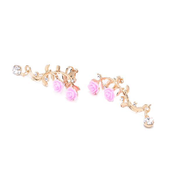 2pcs elegant flower shape rhinestone left ear cuff clip gold & sliver color boho earring ear stud, Silver
2pcs elegant flower shape rhinestone left ear cuff clip gold & sliver color boho earring ear stud, Silver