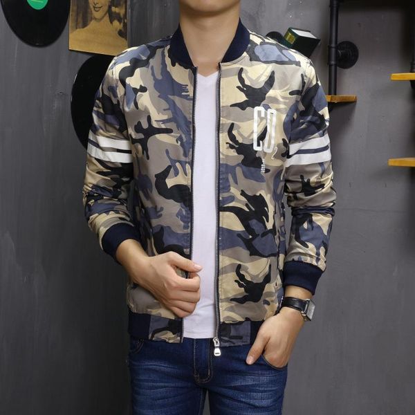 8058 new style camouflage men jacket printed baseball collar teenager cool long sleeve on clothes, Black;brown
8058 new style camouflage men jacket printed baseball collar teenager cool long sleeve on clothes, Black;brown