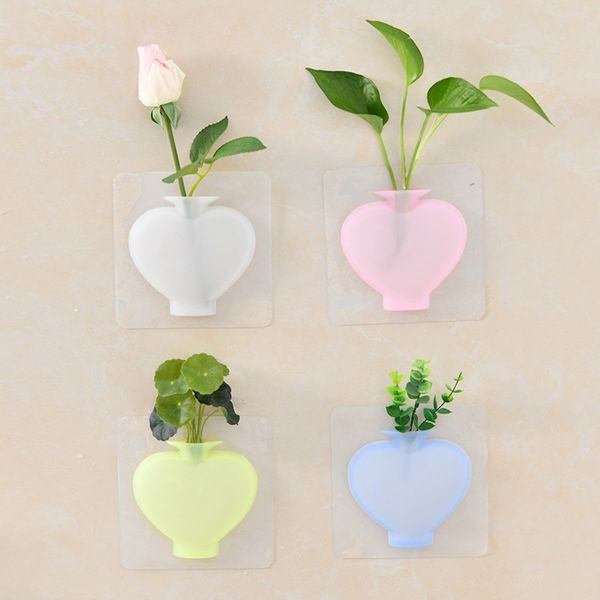 magic flower plant vases container silicone sticky vase stick on the wall flower pot for home offices decor
magic flower plant vases container silicone sticky vase stick on the wall flower pot for home offices decor