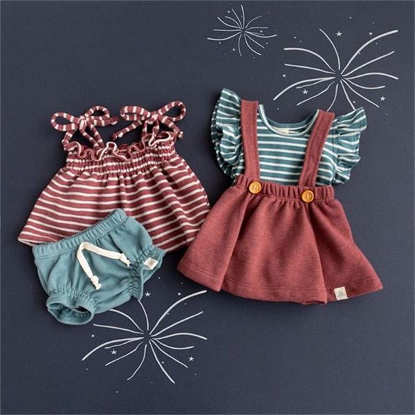 newborn baby girl clothes summer 2020 outfits sleeveless stripe straps skirts baby girl two piece sets infant clothing, White
newborn baby girl clothes summer 2020 outfits sleeveless stripe straps skirts baby girl two piece sets infant clothing, White