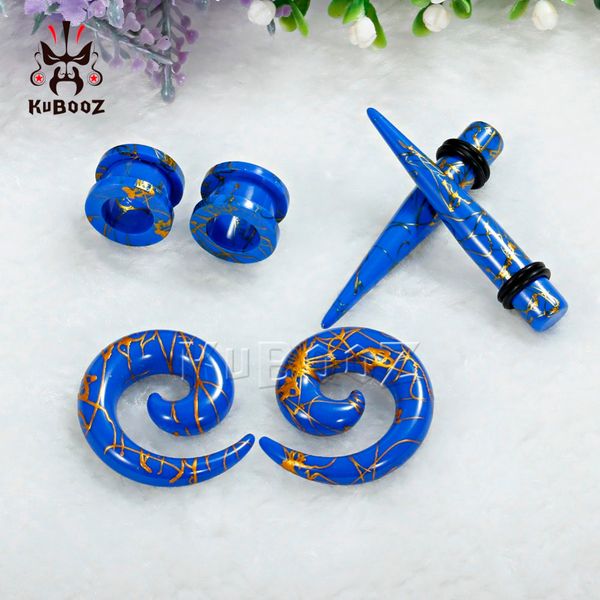 kubooz piercing tunnels blue plugs tapers piercing body jewelry earrings gauges mixed three styles 10mm, Slivery;golden
kubooz piercing tunnels blue plugs tapers piercing body jewelry earrings gauges mixed three styles 10mm, Slivery;golden