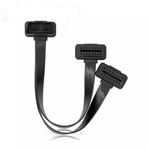 1 in 2 converted cable obd2 flat extension cable with 16pin connected 30cm brass wires inside material
1 in 2 converted cable obd2 flat extension cable with 16pin connected 30cm brass wires inside material
