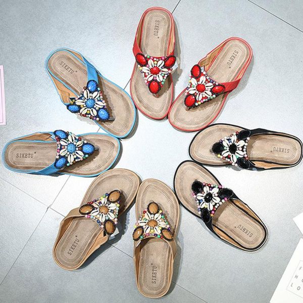 beach slippers flats for women flat shoes bead bohemia leisure lady slippe sandals peep-toe outdoor shoes schoenen vrouw #20, Black
beach slippers flats for women flat shoes bead bohemia leisure lady slippe sandals peep-toe outdoor shoes schoenen vrouw #20, Black