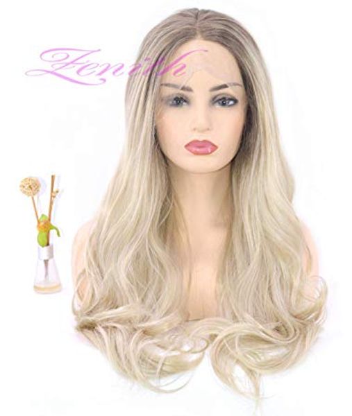 2019 design flawless middle part platinum blonde lace front wigs with roots light brown rooted dirty ombre blonde front lace wig, Black
2019 design flawless middle part platinum blonde lace front wigs with roots light brown rooted dirty ombre blonde front lace wig, Black