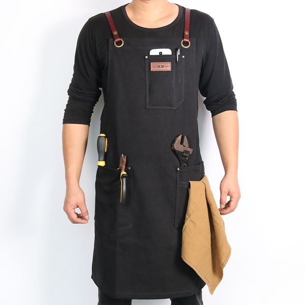 vintage canvas work shop apron for artisan gardener with cross back genuine leather strap towel loop small to xxl unisex
vintage canvas work shop apron for artisan gardener with cross back genuine leather strap towel loop small to xxl unisex