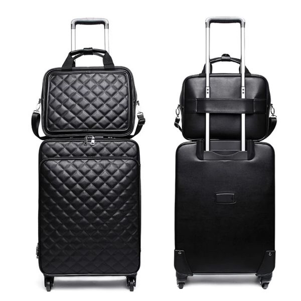 fashion women spinner rolling luggage set 24" inch lady's cabin trolley bag leather travel suitcase 20
fashion women spinner rolling luggage set 24" inch lady's cabin trolley bag leather travel suitcase 20
