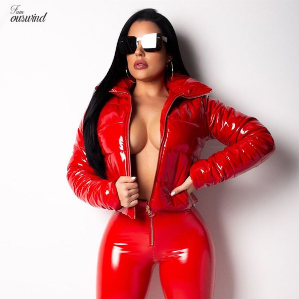 зимняя мода лакированной кожи пузыря пальто женщин обычная женщина водонепроницаемый хлопок-проложенный красный puffer jacket zipper ветровк, Black
зимняя мода лакированной кожи пузыря пальто женщин обычная женщина водонепроницаемый хлопок-проложенный красный puffer jacket zipper ветровк, Black