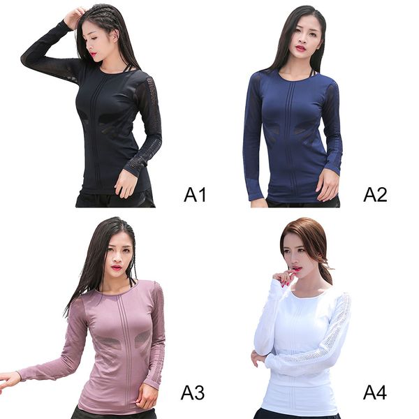 hollow out sport shirts women slim fit mesh yoga fitness long sleeve high flexible solid gym workout jersey, White;red
hollow out sport shirts women slim fit mesh yoga fitness long sleeve high flexible solid gym workout jersey, White;red