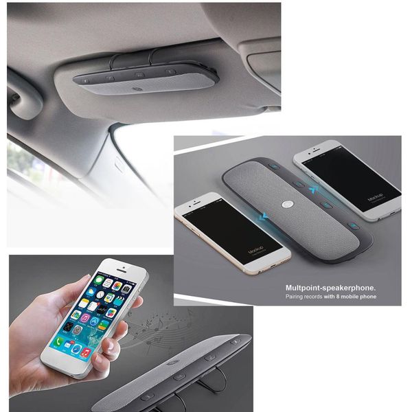 1set sun visor multipoint wireless bluetooth handscalling car kit speakerphone audio music speaker for smartphones tz900
1set sun visor multipoint wireless bluetooth handscalling car kit speakerphone audio music speaker for smartphones tz900