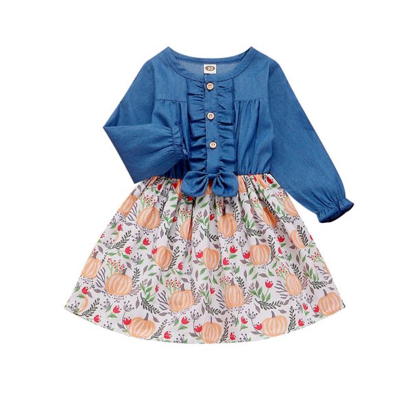 halloween girls dresses 6m-4y long sleeve denim shirt pumpkin dress kids designer clothes girls kids skirts ajy807, Red;yellow
halloween girls dresses 6m-4y long sleeve denim shirt pumpkin dress kids designer clothes girls kids skirts ajy807, Red;yellow