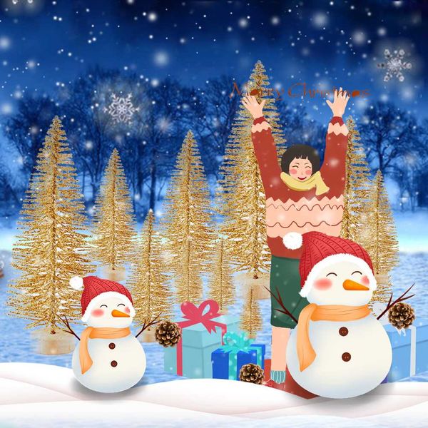 49pcs christmas mini pine trees frosted sisal trees winter ornaments tabledecoration with wood base for home decor
49pcs christmas mini pine trees frosted sisal trees winter ornaments tabledecoration with wood base for home decor