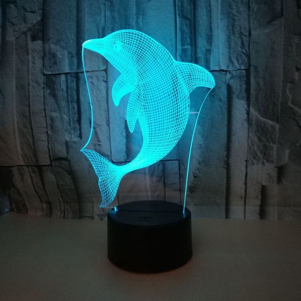 foreign trade new pattern heat sell dolphin 3d small night-light colorful touch remote control led vision lamp gift 3d small desk lamp
foreign trade new pattern heat sell dolphin 3d small night-light colorful touch remote control led vision lamp gift 3d small desk lamp