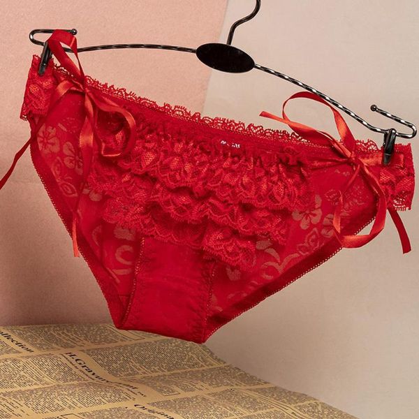 women g-string lace bowknot ribbon low waist underwear cotton crotch erotic briefs panties, Black;pink
women g-string lace bowknot ribbon low waist underwear cotton crotch erotic briefs panties, Black;pink