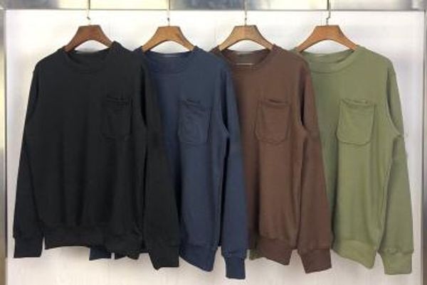 new mens luxury sweatshirts cotton hood round neck loose casual style chest pocket decoration four seasons suitable, Black
new mens luxury sweatshirts cotton hood round neck loose casual style chest pocket decoration four seasons suitable, Black