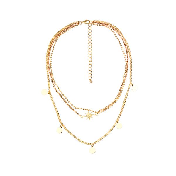 personality fashion sun flower pendant necklace accessories fashion retro round popular necklace women, Silver
personality fashion sun flower pendant necklace accessories fashion retro round popular necklace women, Silver