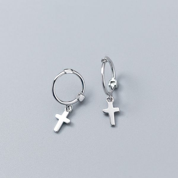exquisited 925 sterling silver cross hoop earrings for women girls simple ear piercing huggie earrings bohemia bijoux brincos, Golden;silver
exquisited 925 sterling silver cross hoop earrings for women girls simple ear piercing huggie earrings bohemia bijoux brincos, Golden;silver