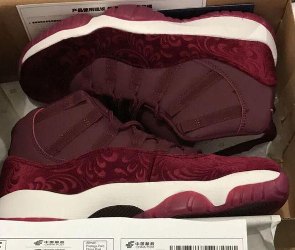 11 11s velvet heiress flowers pattern men women basketball shoes 11 velvet wine red night maroon sports sneakers with box
11 11s velvet heiress flowers pattern men women basketball shoes 11 velvet wine red night maroon sports sneakers with box