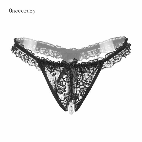 oncecrazy thong female lace pearl transparent open crotch ladies panties low waist european and american t pants, Black;pink
oncecrazy thong female lace pearl transparent open crotch ladies panties low waist european and american t pants, Black;pink