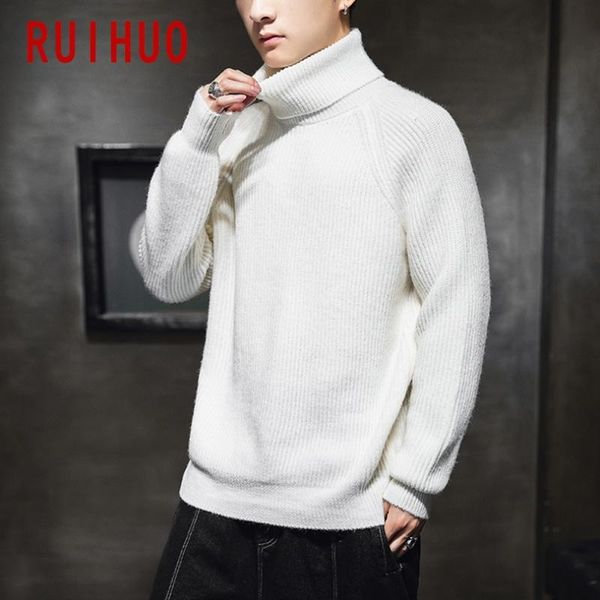 ruihuo 2020 new spring solid warm turtleneck sweater men slim fit o-neck men's turtleneck sweater knitted pullover men -3xl, White;black
ruihuo 2020 new spring solid warm turtleneck sweater men slim fit o-neck men's turtleneck sweater knitted pullover men -3xl, White;black