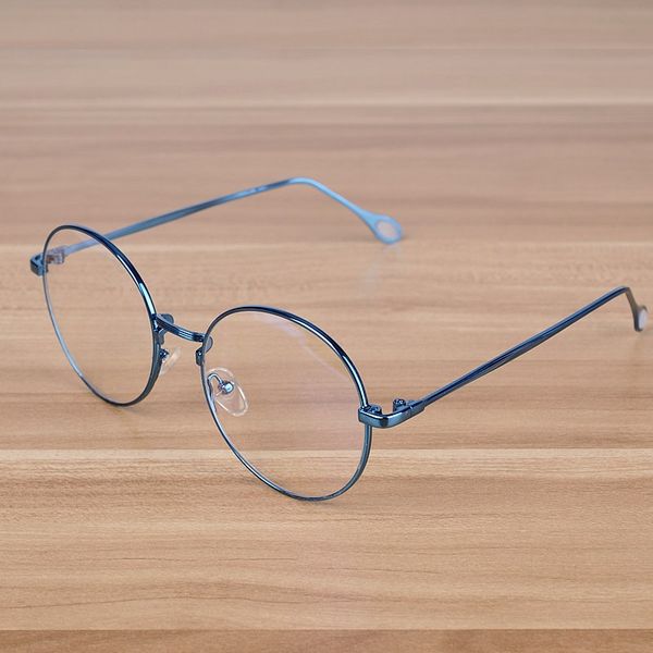 nossa pink vintage round eyeglasses retro women's myopia spectacle frames men's prescription copper eyewear frame clear glasses, Black
nossa pink vintage round eyeglasses retro women's myopia spectacle frames men's prescription copper eyewear frame clear glasses, Black
