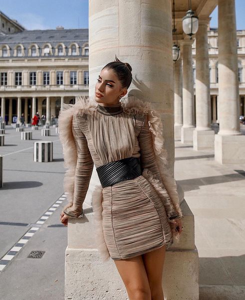 celebrity khaki mesh ruffles fashion bodycon dress cocktail party bodycon dress, Black;gray
celebrity khaki mesh ruffles fashion bodycon dress cocktail party bodycon dress, Black;gray