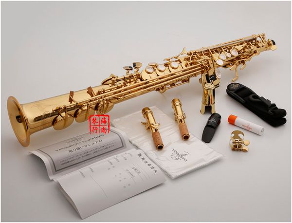 professional japan yanagisawa s-991 s-w010 split soprano saxophone lacquer gold soprano sax musical instruments with accessories 2-neckse 
professional japan yanagisawa s-991 s-w010 split soprano saxophone lacquer gold soprano sax musical instruments with accessories 2-neckse