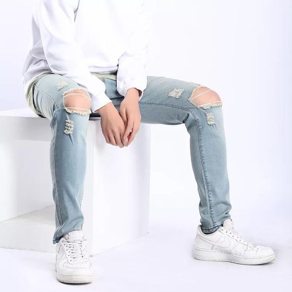 1 designer slides mens 2020 yuxury designer clothes designer pants pants skinny ripped destroyed stretch slim fit pants with holes for men, Blue
1 designer slides mens 2020 yuxury designer clothes designer pants pants skinny ripped destroyed stretch slim fit pants with holes for men, Blue
