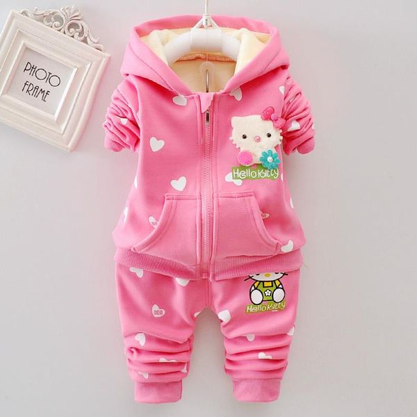 2019 autumn and winter baby girls clothes set cartoon hello kitty fashion hoodied suit children cardigan keep warm sweaters+pant, White
2019 autumn and winter baby girls clothes set cartoon hello kitty fashion hoodied suit children cardigan keep warm sweaters+pant, White