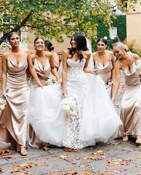 elegant spaghetti straps satin long bridesmaid dresses 2020 ruched ruffles maid of honor bohemia wedding guest dresses bc2434, White;pink
elegant spaghetti straps satin long bridesmaid dresses 2020 ruched ruffles maid of honor bohemia wedding guest dresses bc2434, White;pink