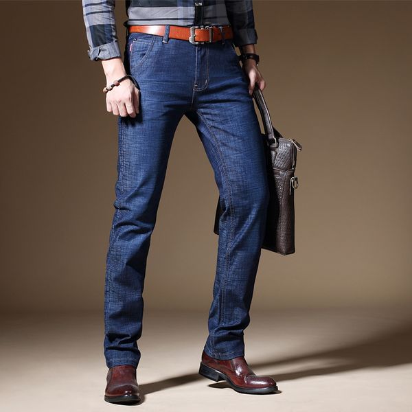 brand 2018 spring summer autumn men business jeans male denim casual style pants thin trousers plus size clothing, Blue
brand 2018 spring summer autumn men business jeans male denim casual style pants thin trousers plus size clothing, Blue