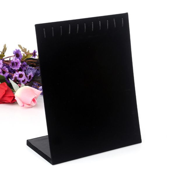 velvet necklace chain jewelry display holder bracelet organizer easel stand rack new, Black;white
velvet necklace chain jewelry display holder bracelet organizer easel stand rack new, Black;white