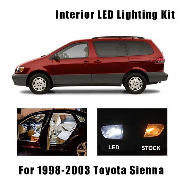 15pcs white led interior light bulbs kit fit for 1998 1999 2000 2001 2002 2003 sienna map dome courtesy license lamp
15pcs white led interior light bulbs kit fit for 1998 1999 2000 2001 2002 2003 sienna map dome courtesy license lamp