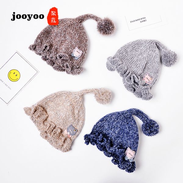 children's hats korean long-tailed hair ball cap cute cat labeling woolen hat winter fashion casual knit cap jooyoo
children's hats korean long-tailed hair ball cap cute cat labeling woolen hat winter fashion casual knit cap jooyoo