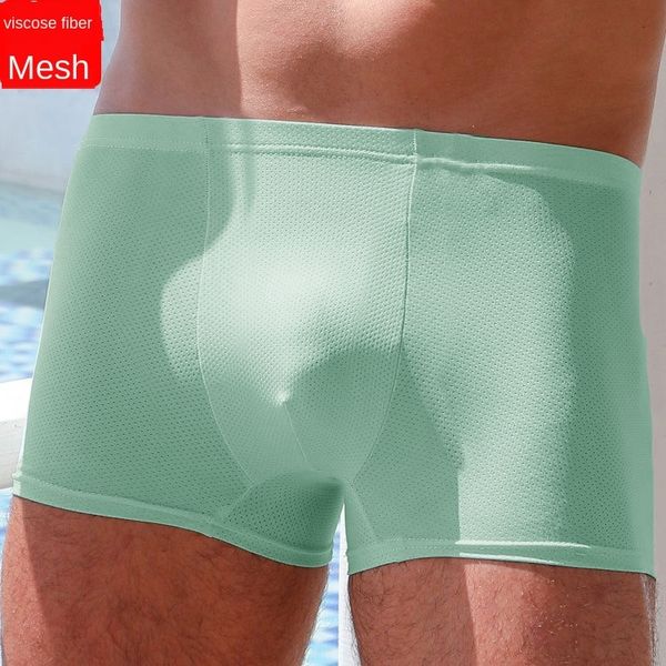 2020 ice silk men's boxer underwear ultra-thin mesh breathable boxer pants men's underwear solid color, Black;white
2020 ice silk men's boxer underwear ultra-thin mesh breathable boxer pants men's underwear solid color, Black;white