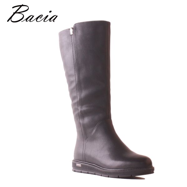 bacia genuine leather cow leather boots fashion black women warm winter snow knee high boots wool fur low heels long shoes mb041
bacia genuine leather cow leather boots fashion black women warm winter snow knee high boots wool fur low heels long shoes mb041